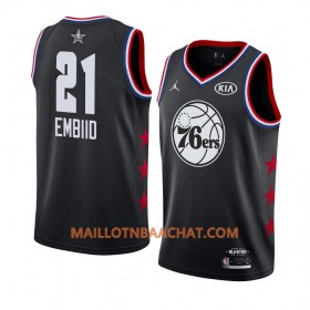Maillot NBA Philadelphia 76ers Joel Embiid 21 2019 All-Star Jordan Brand Noir Swingman - Homme